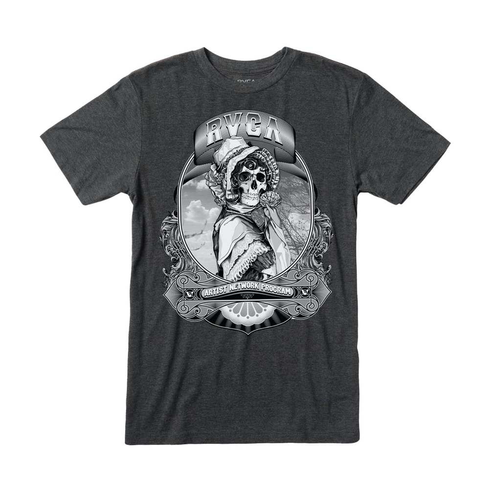 RVCA SKULL BONNET SHORT SLEEVE TEE
